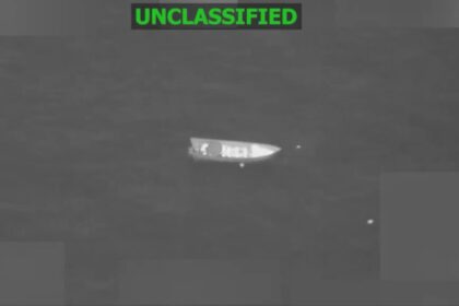 us-military-strikes-pacific-drug-vessel,-reporting-2-narco-terrorists-killed