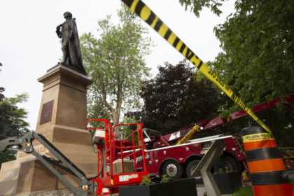 students,-others-renew-call-for-return-of-macdonald-statue-to-kingston-park
