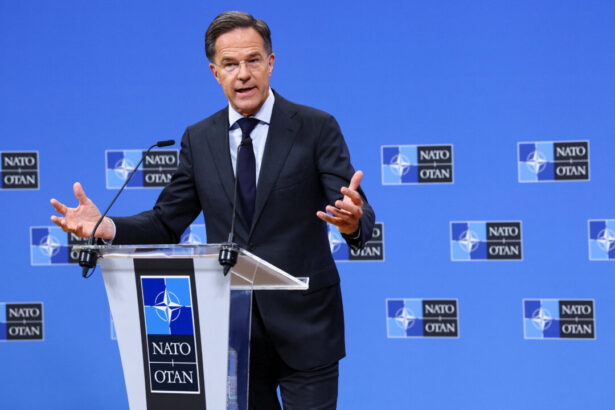nato-secretary-general-mark-rutte-speaks-at-press-conference-at-defense-ministers-meeting-in-belgium