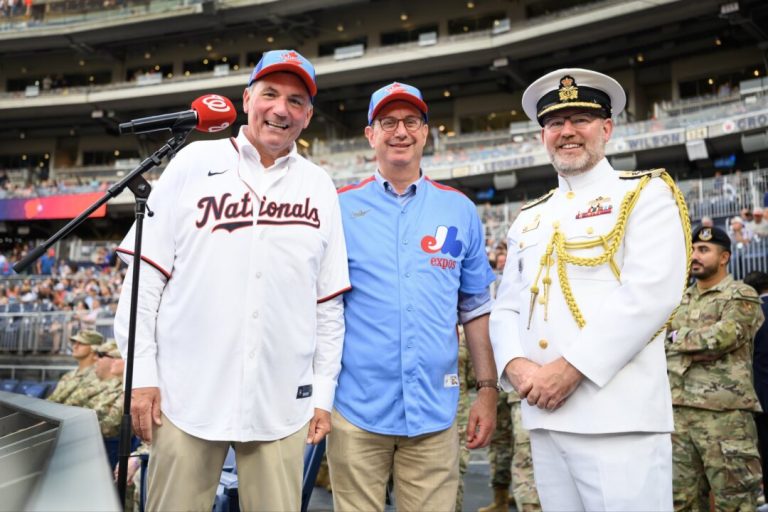 sporting-a-washington-jersey,-leblanc-attends-‘friendship-day’-baseball-game-in-dc