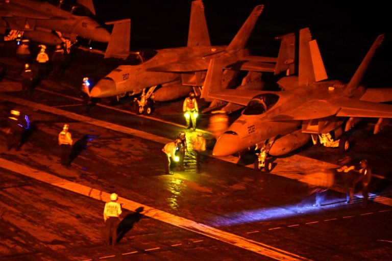 new-aircraft-carrier-arrives-in-the-middle-east,-relieving-lincoln