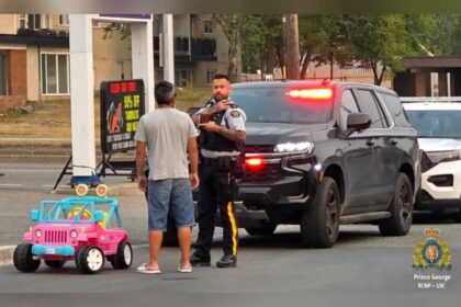 rcmp-arrest-bc-man-driving-pink-barbie-jeep-on-busy-road