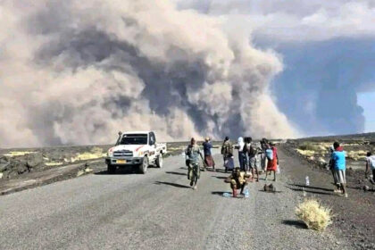 volcano-erupts-in-northern-ethiopia,-sending-ash-plumes-toward-yemen-and-oman